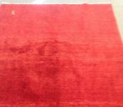 Persian Solid red Gabbeh rug 5 x 6